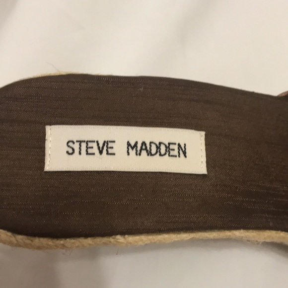 Steve Madden Bommbay Beaded Espadrille Wedges Women’s Size 8 - Picture 7 of 9